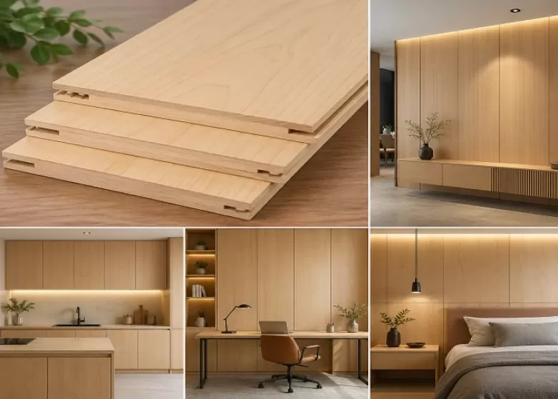 Panel maple siap pasang: solusi praktis dan elegan untuk aplikasi interior modern